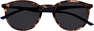 OPULIZE Met Large Comfortable Brown Blue Turtle Arms Men Women Sun Readers Reading Glasses UV400 S60-2 +3.50
