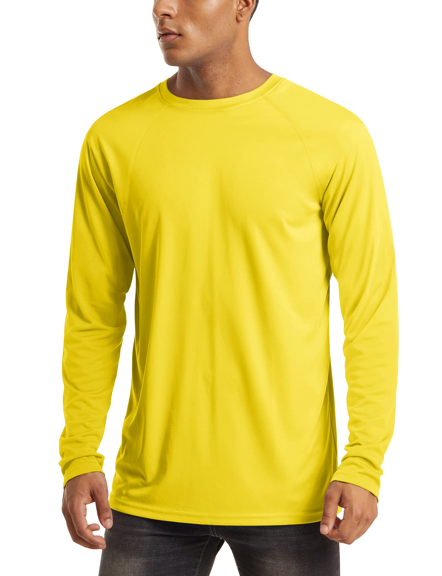MAGCOMSEN Men's Long Sleeve Shirts UPF 50+ UV Sun Protection Athletic Shirts for