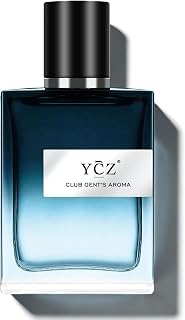 Ycz Club Gentleman's Aroma Eau de Parfum for Men, 1.7 Fl Oz | Long-Lasting Aromatic Fougere Scent With Bergamot, Ginger, And Cedarwood Notes For Parties, Date Night, And Gifts.