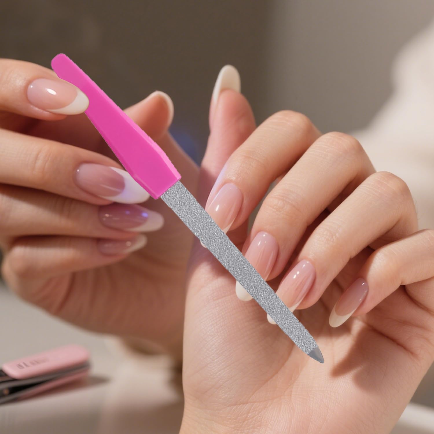 3 Professional Double Sided Nail File - Durable emery board for smooth and gloss