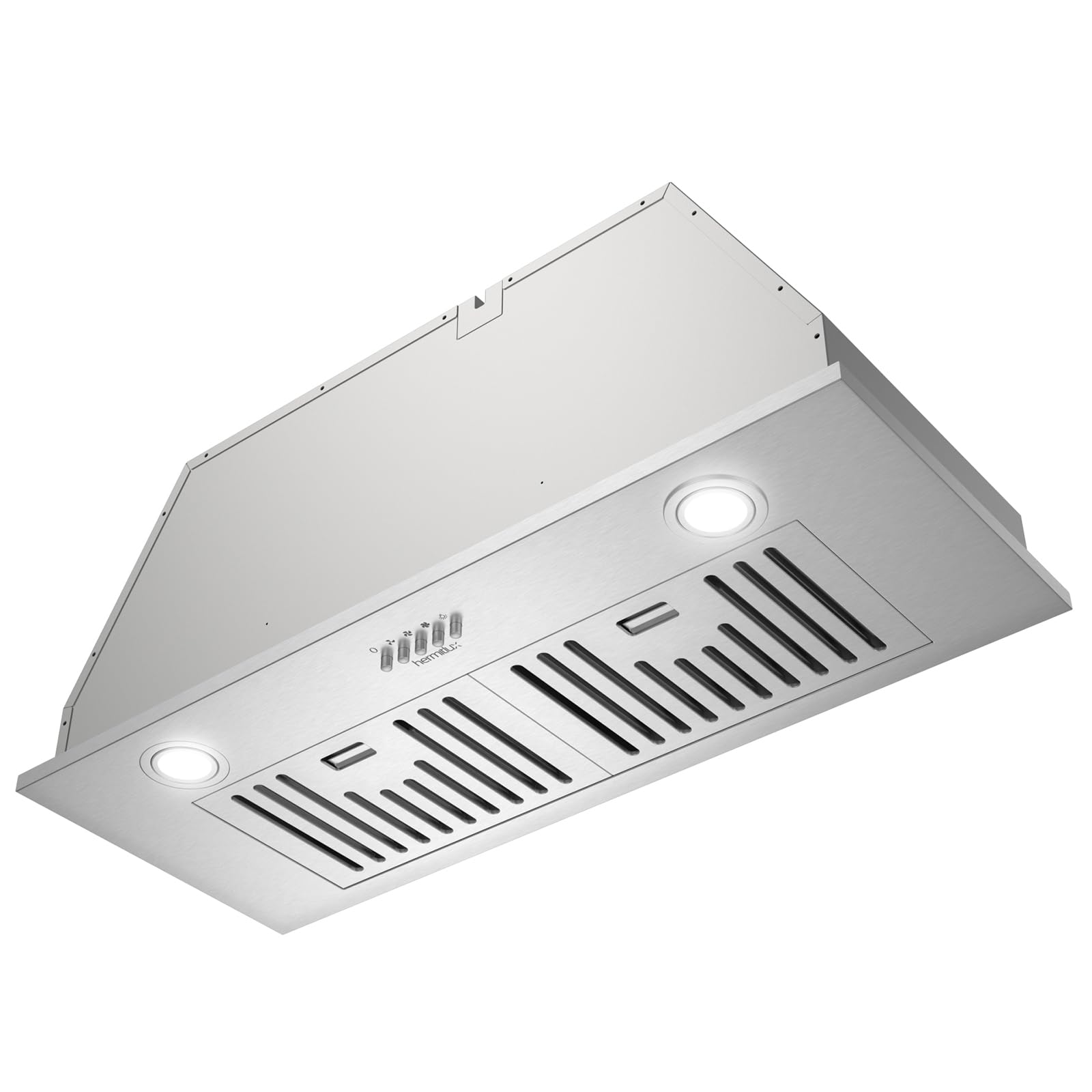 Hermitlux 30″ Built in/Insert Range Hood, 600 CFM Stainless Steel Vent Hood | 3 