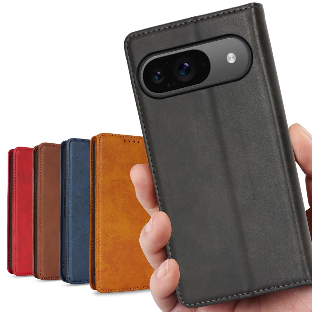 iCoverCase Google Pixel 9 Case, Notebook Type, Compatible with Pixel 9 Pro, Shoc