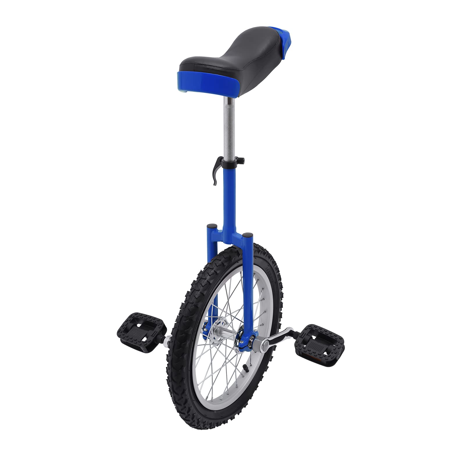 Josbuynls 16"/24" Wheel Unicycle, Wheel Unicycle with Steel Rim Skid-Proof Tire 