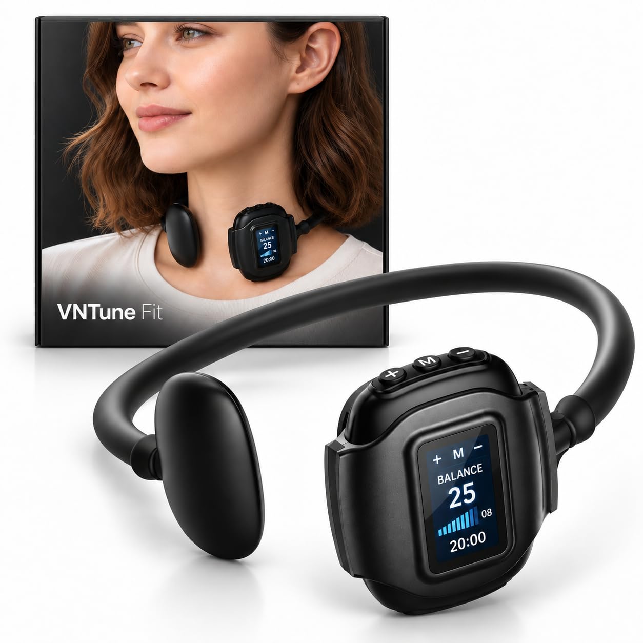 Neck Fit Wellness Wearable Device – 6 Modes for Rest, Stress Balance, Clarity & 