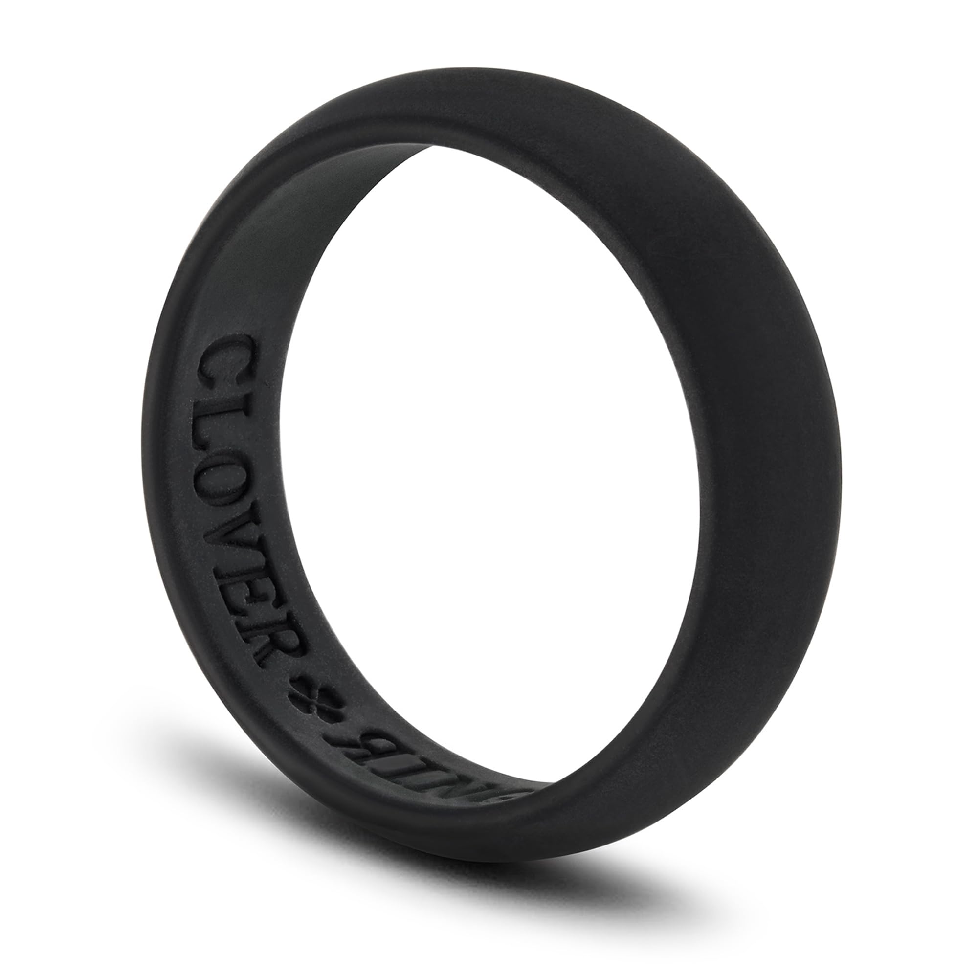 Cloverring Silicone Wedding Ring & Gift Pouch - Fitness or Workplace Safety Band