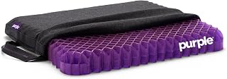Purple Royal Seat Cushion, Portable 2 Inch Gel Seat Cushion, GelFlex Grid | Handles for Car, Office Chair, Stadium - Pressure-Reducing for Hard Seats, Temperature-Neutral, No-Slip - Made in USA