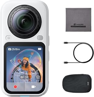 Insta360 X6 Arctic White - 8K 360 Camera with 1/1.1'' Sensors