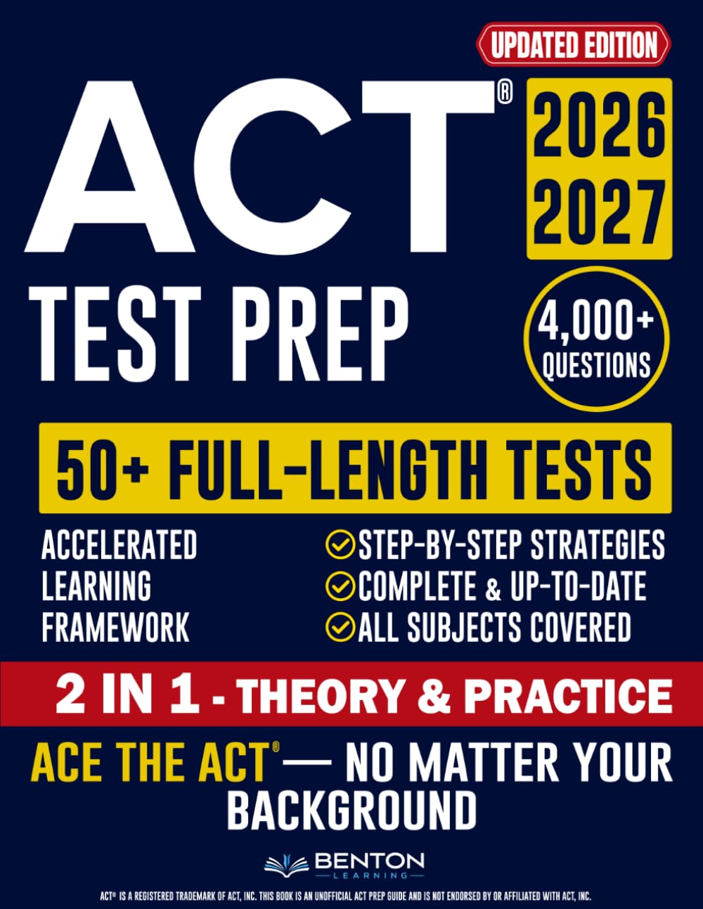 ACT® Test Prep: The Complete and Up-to-Date Prep Book to Master the ACT® Exam. S