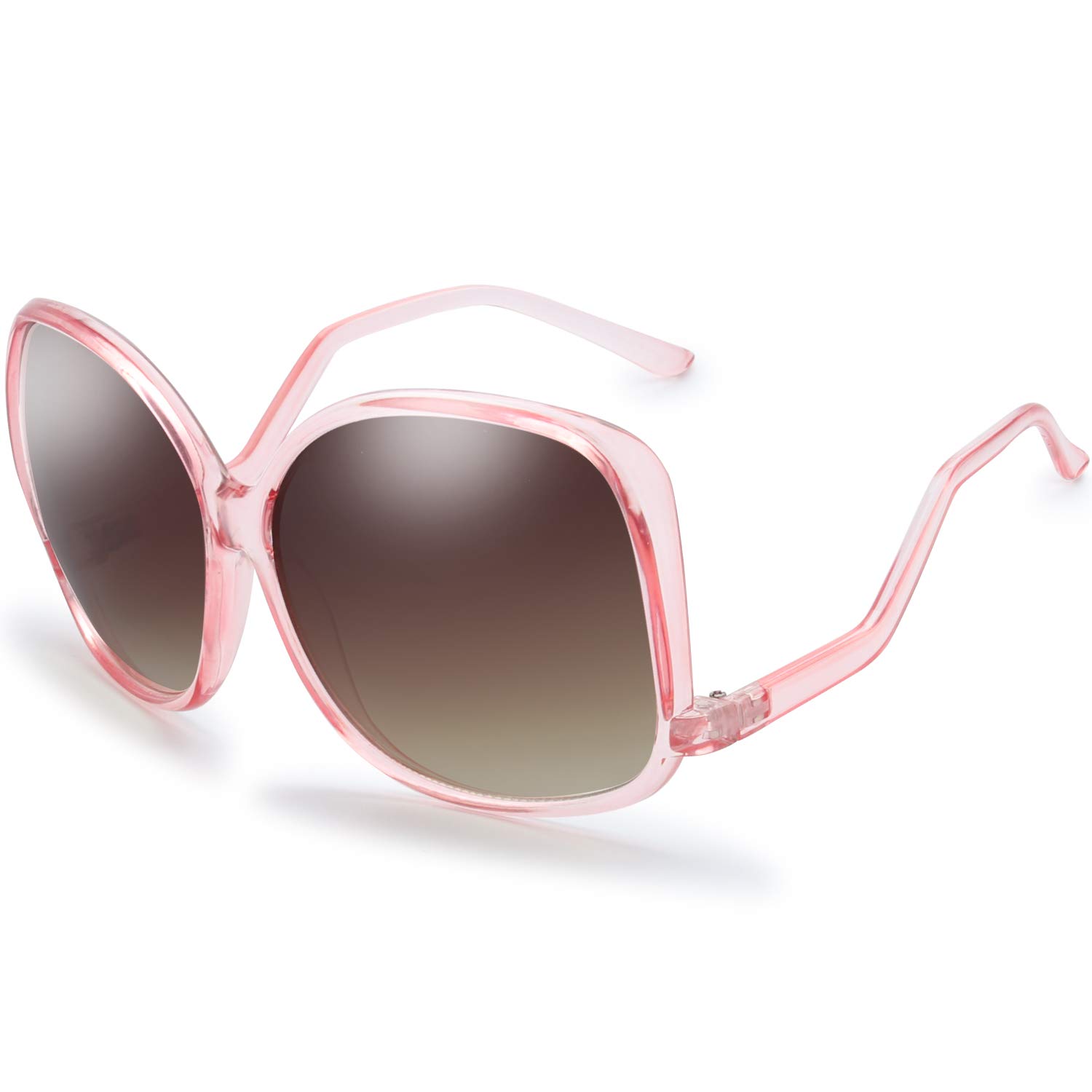 The Fresh Women's Oversized Square Jackie O Cat Eye Hybrid Butterfly Fashion Sun