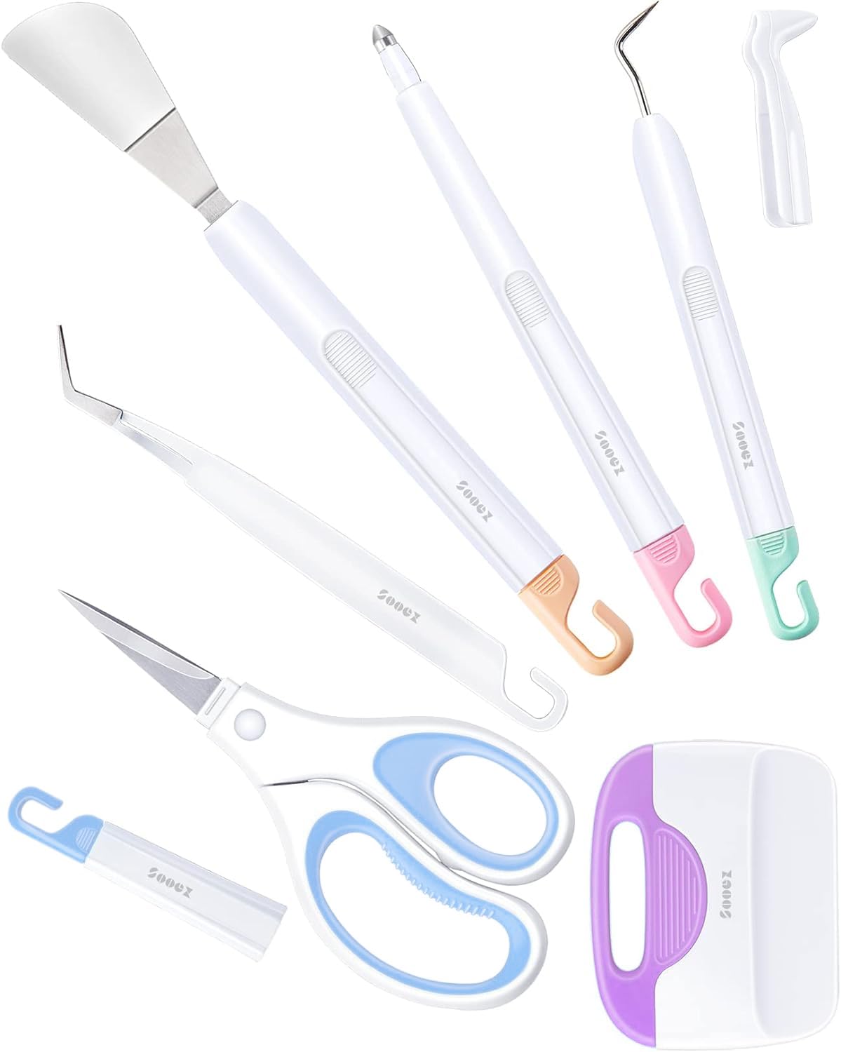 Sooez Weeding Tools for Vinyl, 6PCS Basic Tools Set | Precision Craft Vinyl Tool