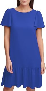 DKNY Fit and Flare Trapeze Women's Cocktail Dress