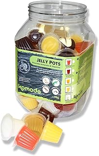 Komodo Jelly Pots Mixed Flavours Refill Pack for Crickets, Beetles | Mixed-flavour jelly pots for feeder insects – hydration and gut-loading for crickets, locusts & reptiles