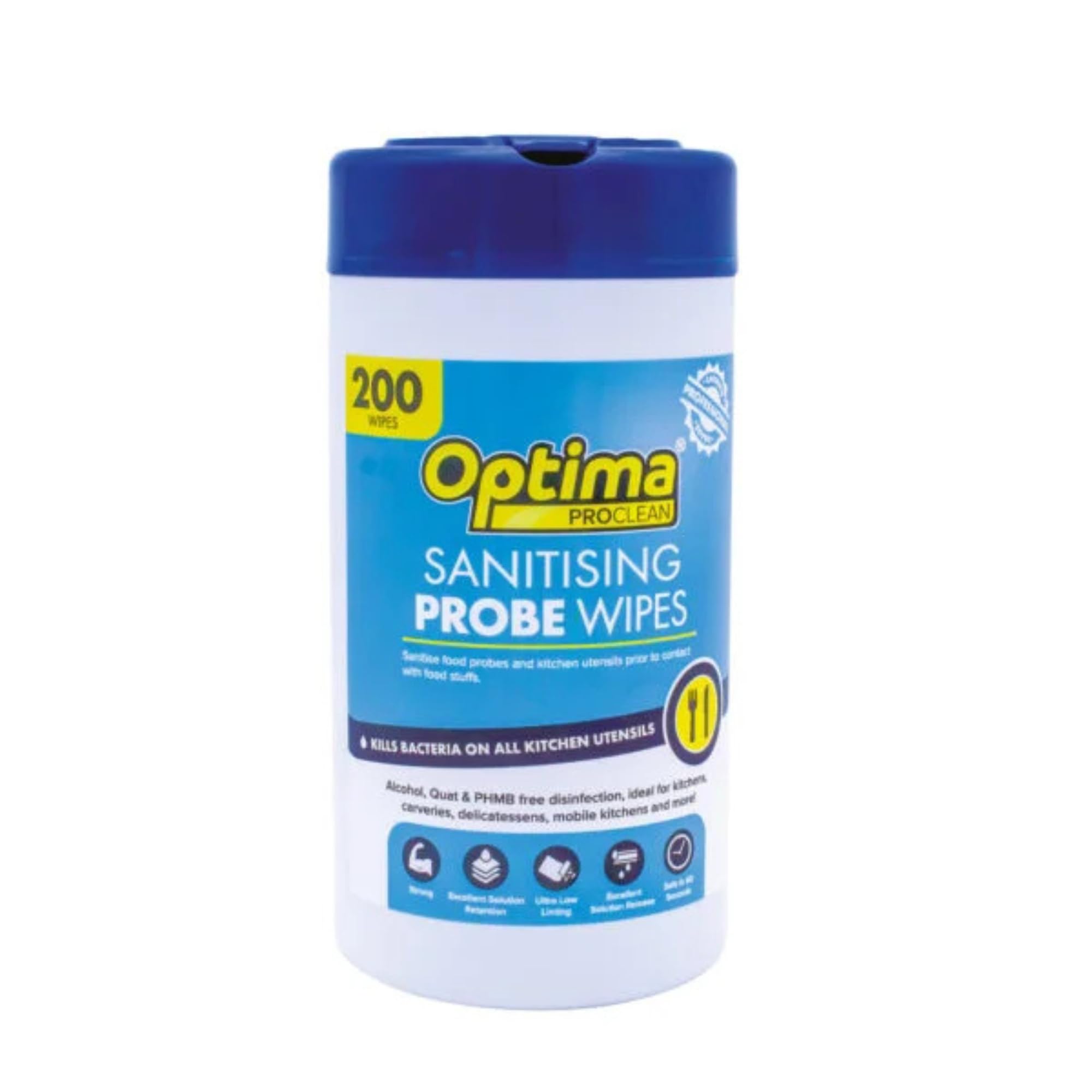 Optima Safe Probe Wipes, Pack of 200