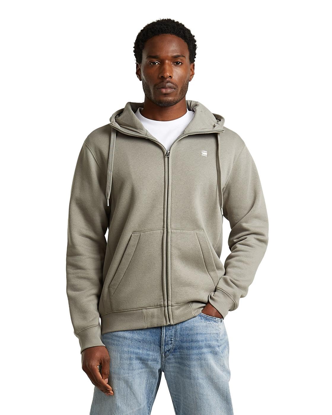 G-STAR Premium Core Hooded Zip Sweater for Men