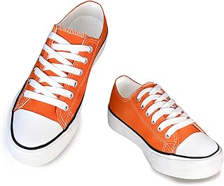 Scarpe da ginnastica basse da donna, in tela, casual, alla moda, classiche, con lacci, da indossare tutti i giorni