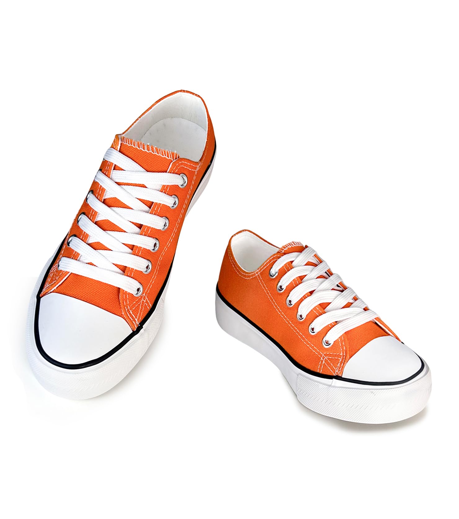 Scarpe da ginnastica basse da donna, in tela, casual, alla moda, classiche, con 