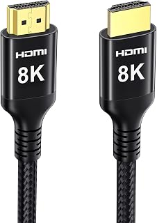 Etseinri 4K HDMI Cable 30 Metres, High Speed 8K 4K HDMI Nylon Braided Cable eARC 0.01ms HDR10+ HDCP2.3 D-olby Atmos Vision Cabo HDMI Compatible for TV PC Monitor Projector PS5 X-box