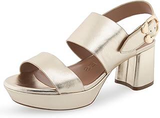 Aerosoles Sandalo da donna con plateau metallico Camera