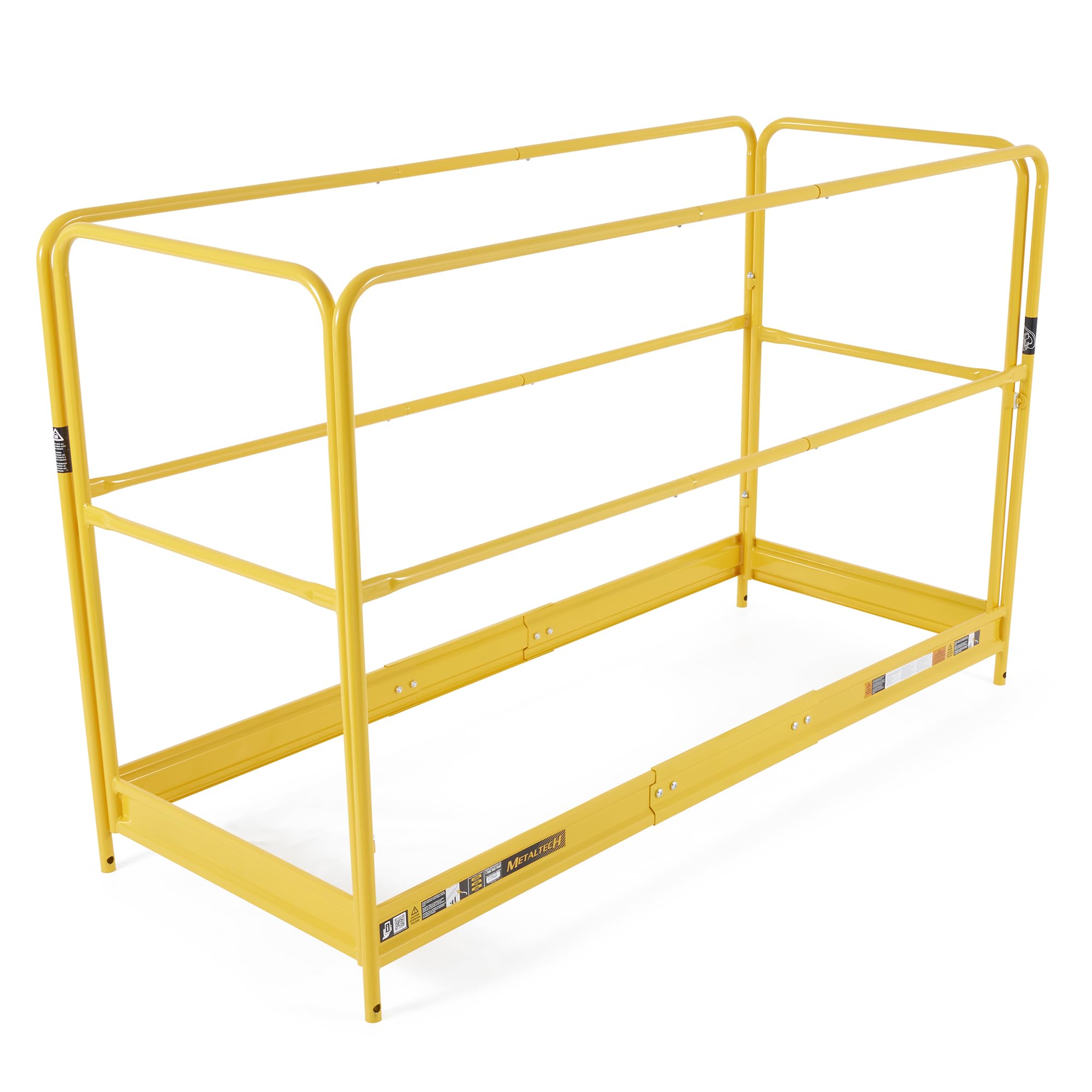 Metaltech Guardrail Set for Multipurpose 6ft. Baker-Style Scaffolding - Model Nu