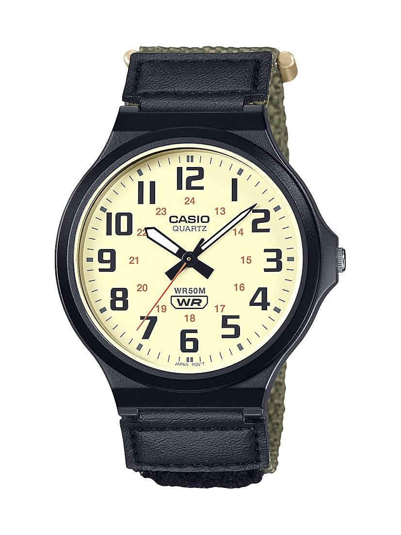 Casio MW240 Series | Men’s Quartz Watch | 50M WR | Large Resin Case | Resin Glas