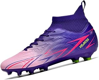 Football Boots Men's High-top Professional Football Shoes Youth Sports Training Shoes Children's Outdoor Sports Artificial Turf Soccer Shoes Kids Astro Turf Boots