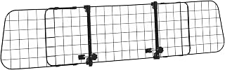 PawHut Heavy Duty Pet Dog Car Barrier Adjustable for SUVs 91-152 cm Black | Ventilated Mesh Wire Guard, Auto Vehicle Fence Protector, Dog Guard for Car Boot