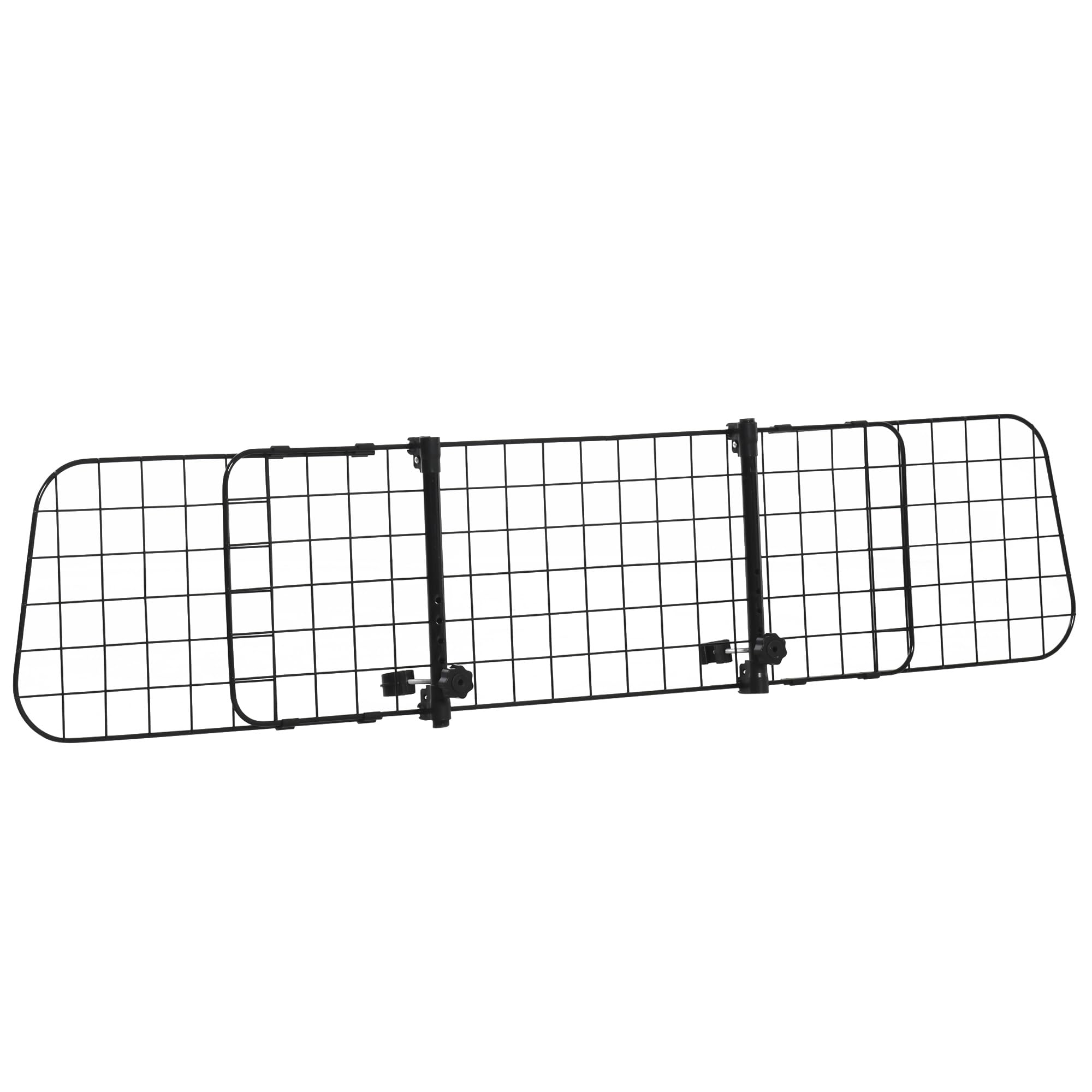 PawHut Heavy Duty Pet Dog Car Barrier Adjustable for SUVs 91-152 cm Black | Vent