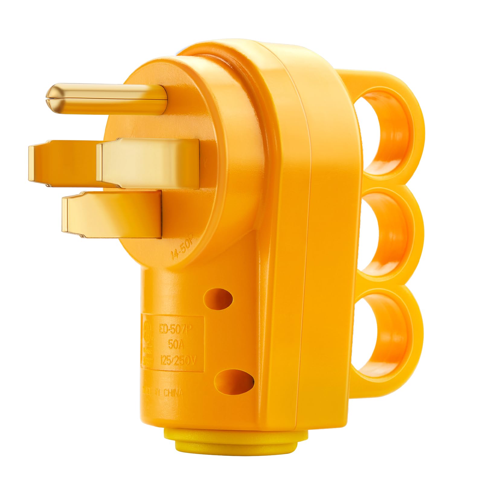 Kohree RV Plug 50 Amp Male | 125/250V, Heavy Duty, Ergonomic Grip Handle, Replac