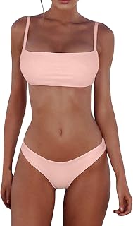Generico Thong Swimsuit Women Sea Sexy Swimwear with Two Swimsuits Thong Bikini Two Piece Bikini Cut Brazilian Push-up Swimsuit