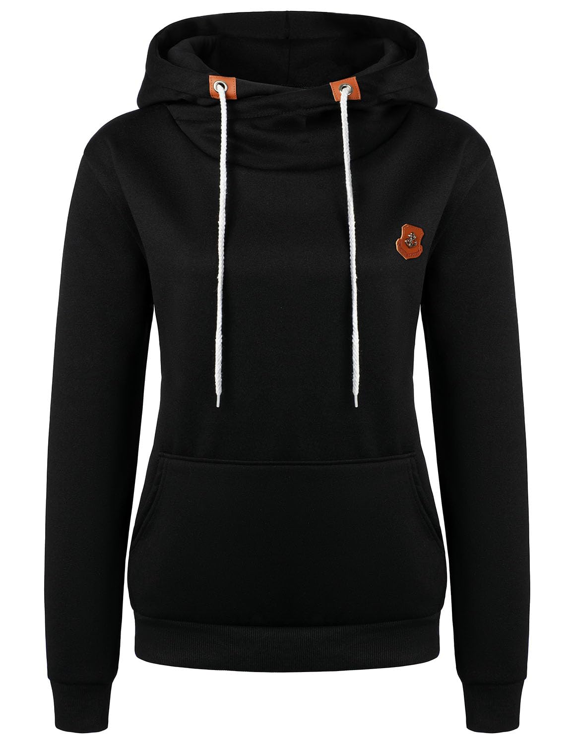 Women's Hoodie Sweat Jacket with Hood Plain Sweatshirt Tops Jumper with Zip