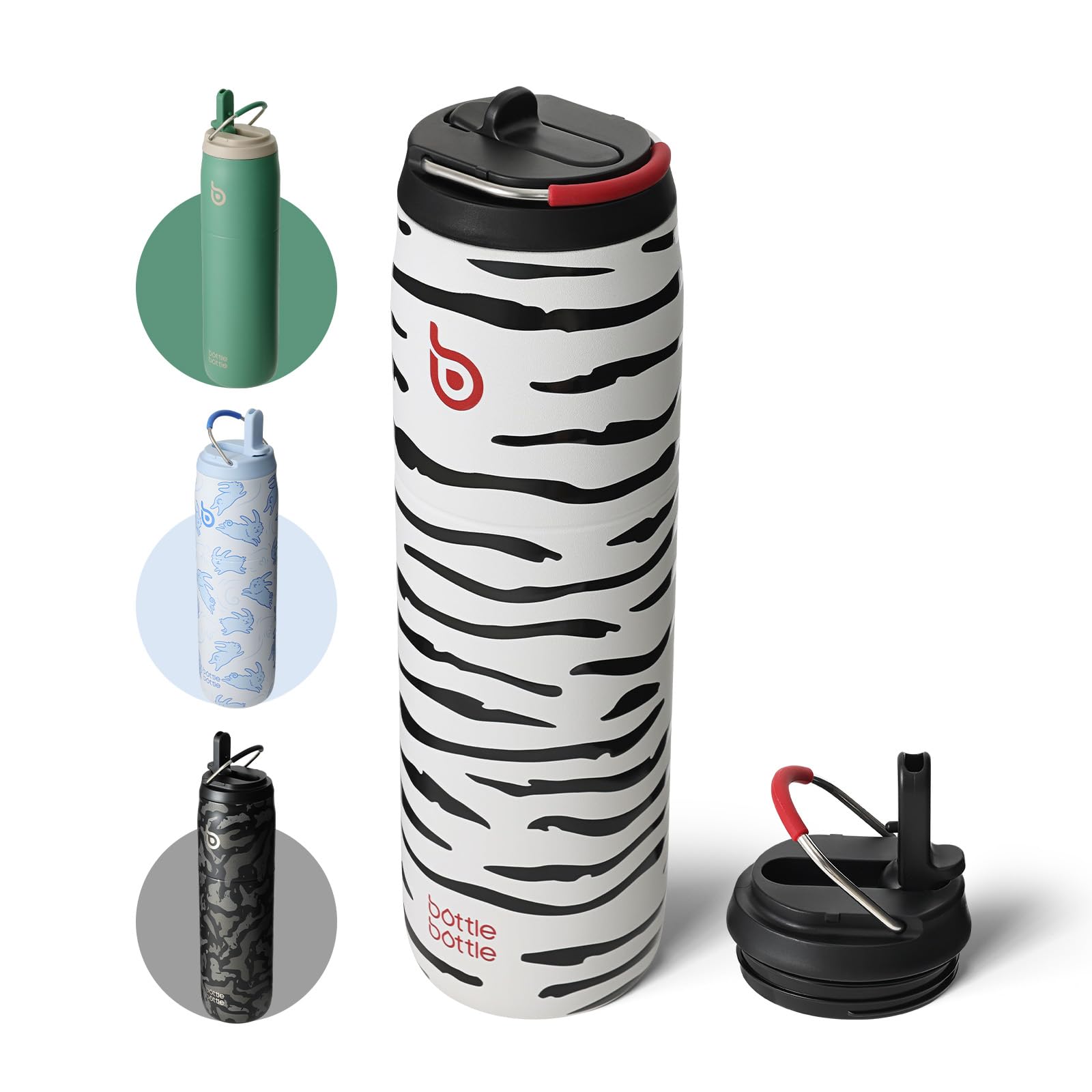 BOTTLE BOTTLE 32oz / 946ml Stainless Steel Insulated Water Bottle with Straw Han