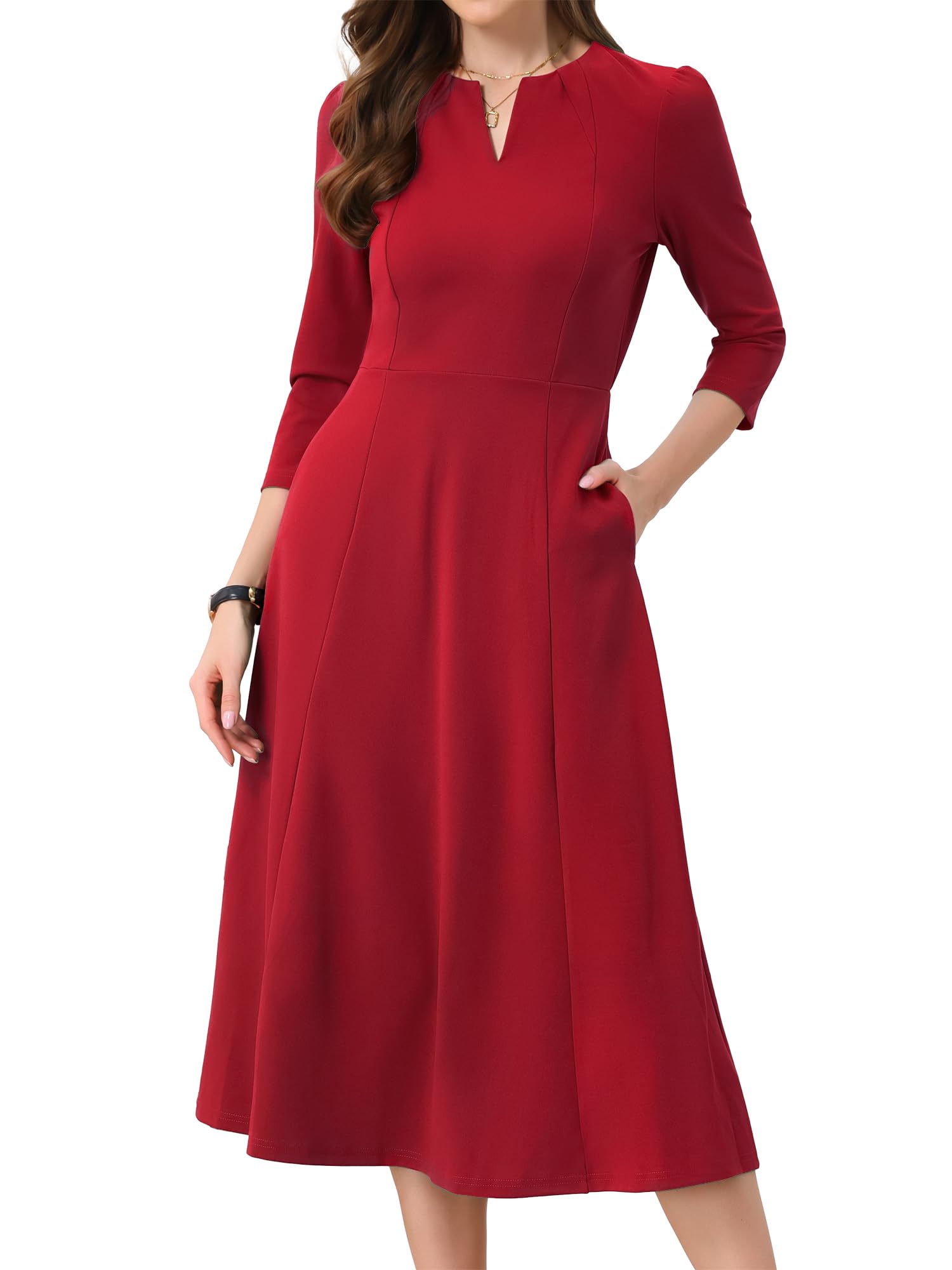 Allegra K Women's Casual Dress