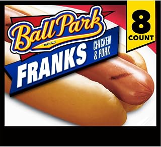 Ball Park Classic Hot Dogs, 8 Count | 5g protein per serving; no artificial ingredients; no fillers or by-products; fully cooked; microwave ready