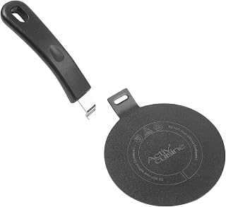ACTIV CUISINE Disk Induction Adapter Plate 14cm Heat Diffusion Stainless Steel Moka Induction Diffuser to Use Coffee Makers and Cookware, Black