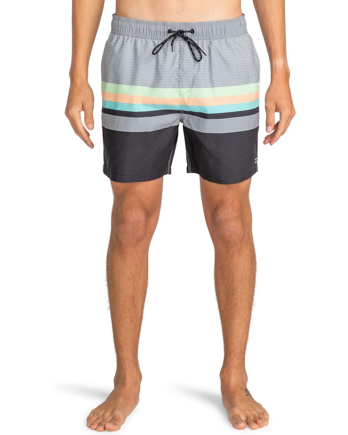 BILLABONG All Day HTR Stripes LB Men's Swimming Trunks (Pack of 1)