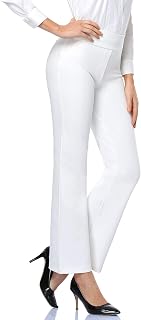 Tapata Women Dress Pants 28"/30"/32"/34" High Waist Stretchy Bootcut Pants Tall, Petite, Regular for Office Business Casual