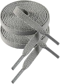 VSUDO 8mm Flat Sports Laces and Laces for Sneakers, Sneakers and Sports Shoes - 29 Colours and 14 Lengths Available, Cheap and Durable - 1 or 2 Pairs