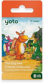 YOTO Zog & Friends Collection - 6 Kids Audio Cards, Ages 3+ | Screen-free audiobook cards for Yoto Player and Mini | Julia Donaldson Zog stories | fun listening ages 3+ | story player