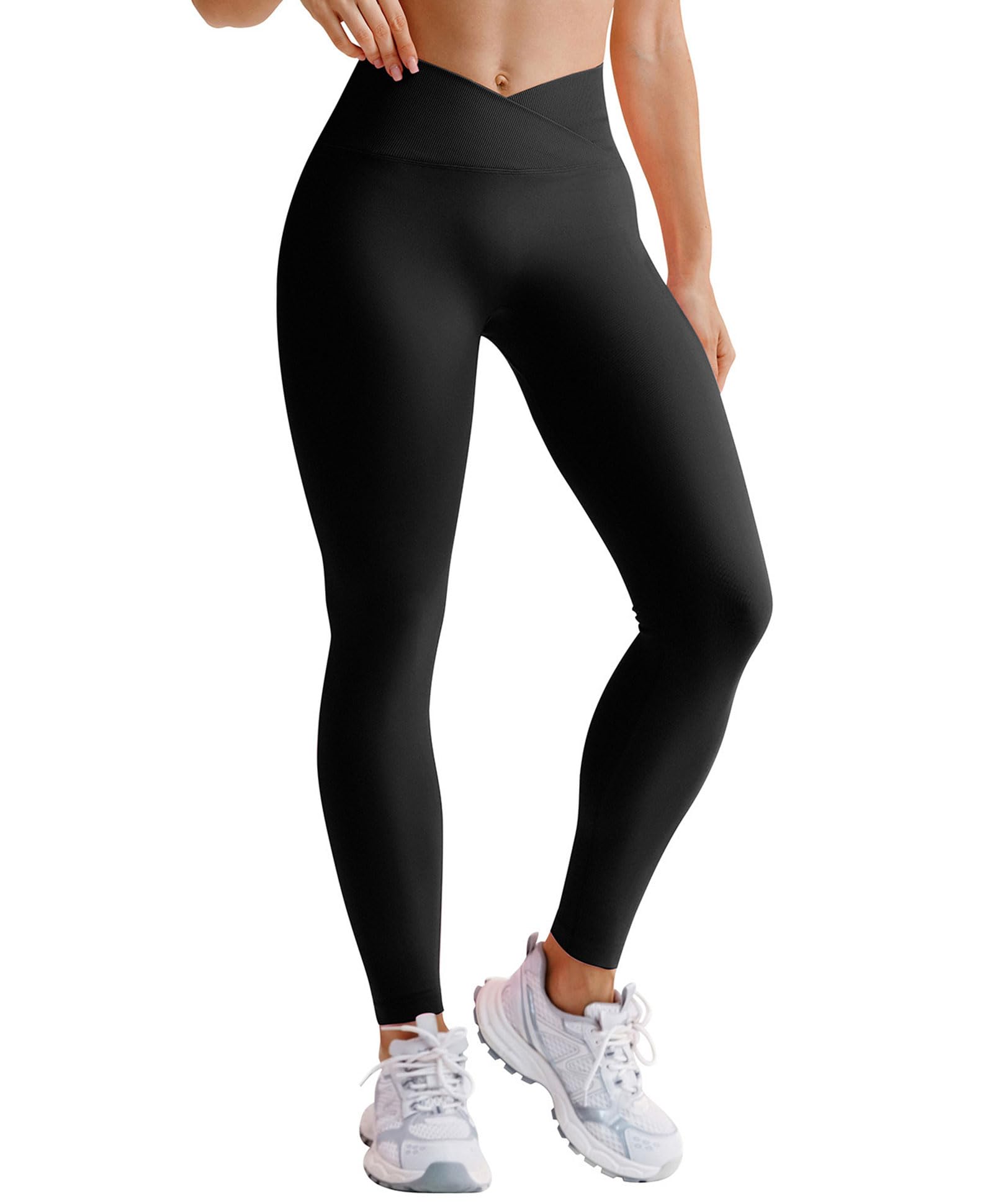 BRXL Butt Lifting Lycra No Front Seam Workout Leggings for Women Tummy Control H