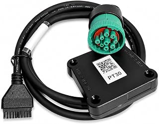 PT30 ELD Device with 9 PIN Cable for Trucks and Commercial Vehicles | DOT HOS Compliant ELD | FMCSA-Compliant Electronic Logging Device with Bluetooth