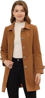 Allegra K Women's Peacock Coat