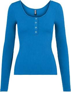 Pieces Pckitte LS Top Noos BC Women's Long Sleeve Shirt (Pack of 1)