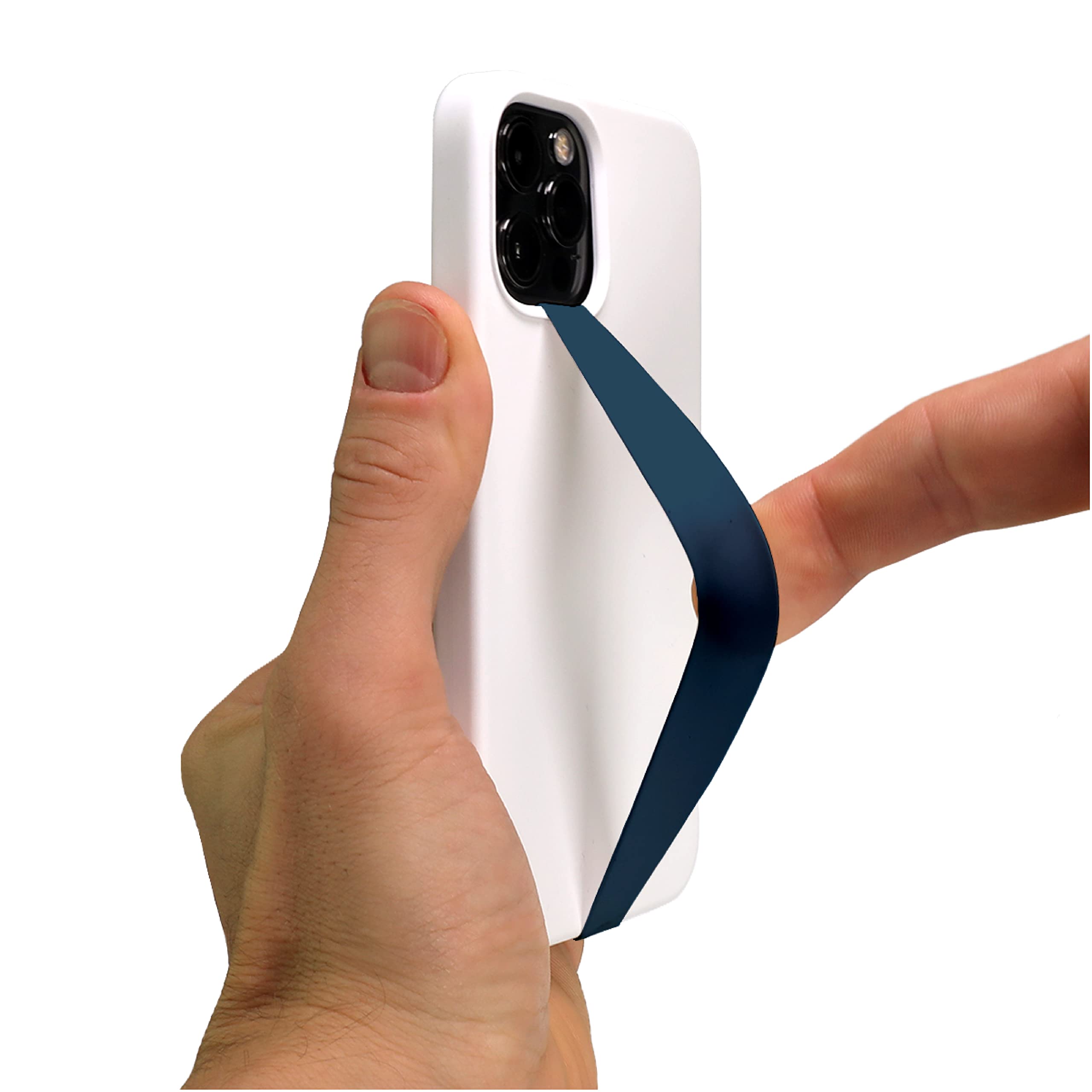 Phone Loops: Silicone Strap Grip, Phone Holder for Hand, Small, Light and Discre