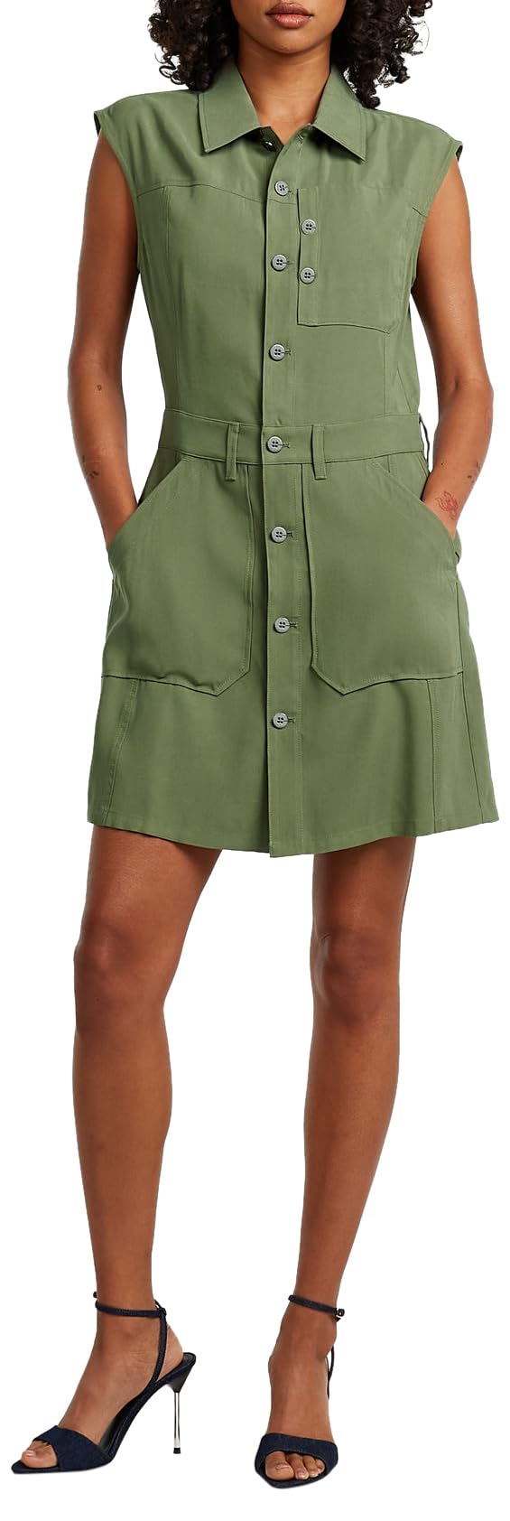 G-Star Cinch Dress SL Wmn Vestido Mujer (Pack de 1)