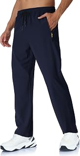 Rapoo Mens Lightweight Hiking Pants Quick Dry Stretch Jogging Bottoms for Running Workout Casual