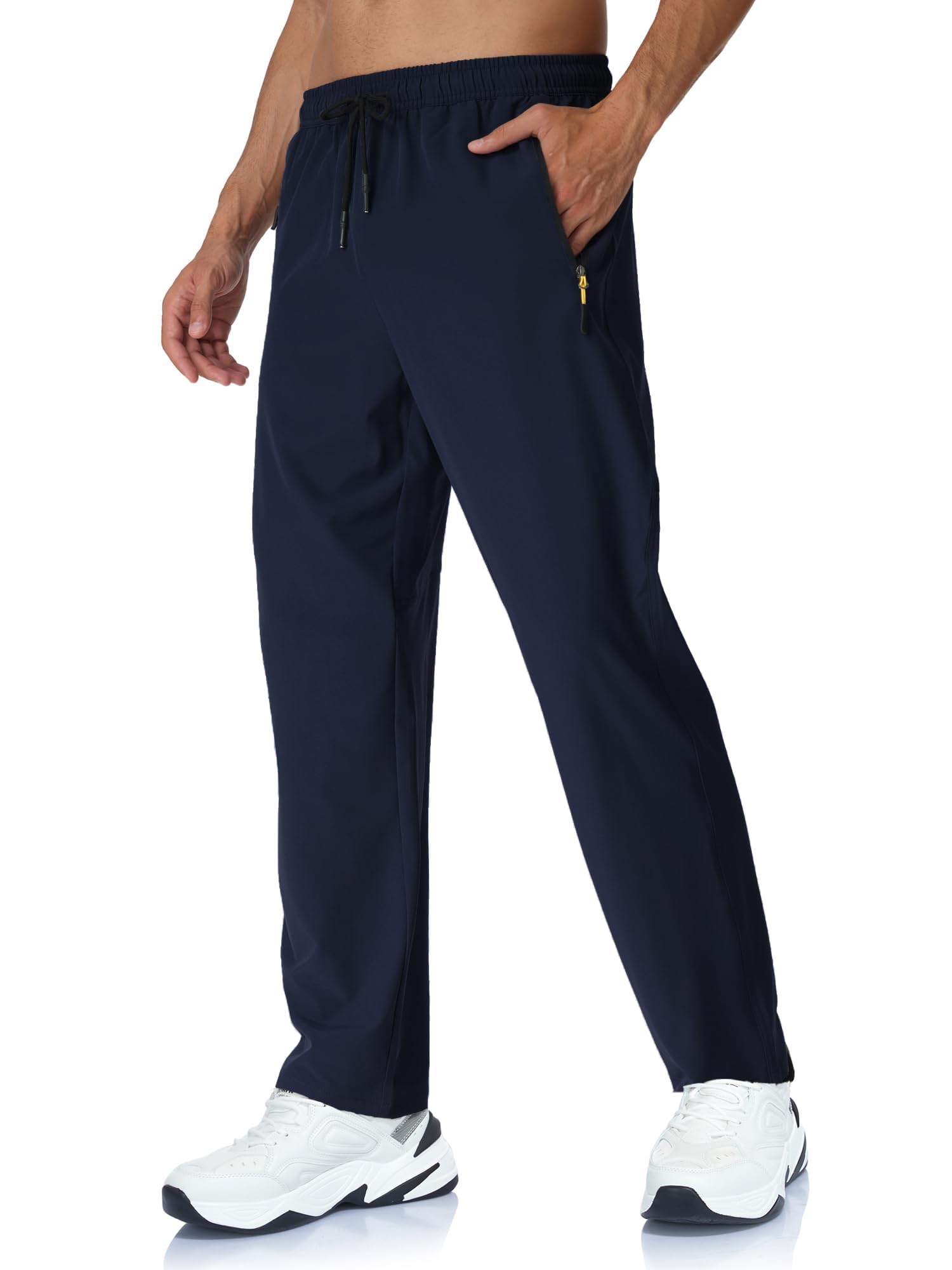 Rapoo Mens Lightweight Hiking Pants Quick Dry Stretch Jogging Bottoms for Runnin