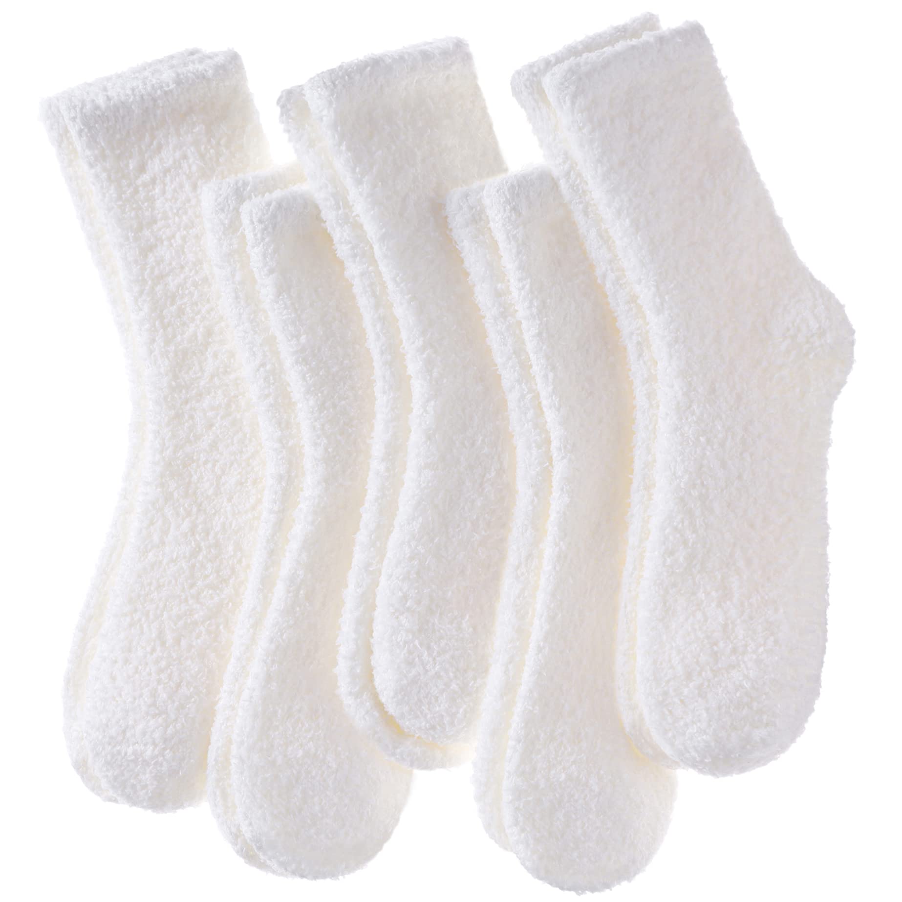LINEMIN Chaussettes duveteuses pour femme - Hiver - Chaudes - En microfibre - Do