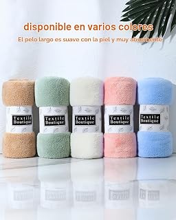 Generic 5 Pieces Coral Fleece Bath Towels, Absorbent Super Soft Bath Towels for Bathroom Kitchen Bedroom Towel Set for Fitness Shower Sports (White, Green, Pink, Blue, Khaki)
