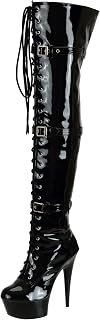 SheSole Women's Over The Knee Thigh High Stiletto Platform Boots