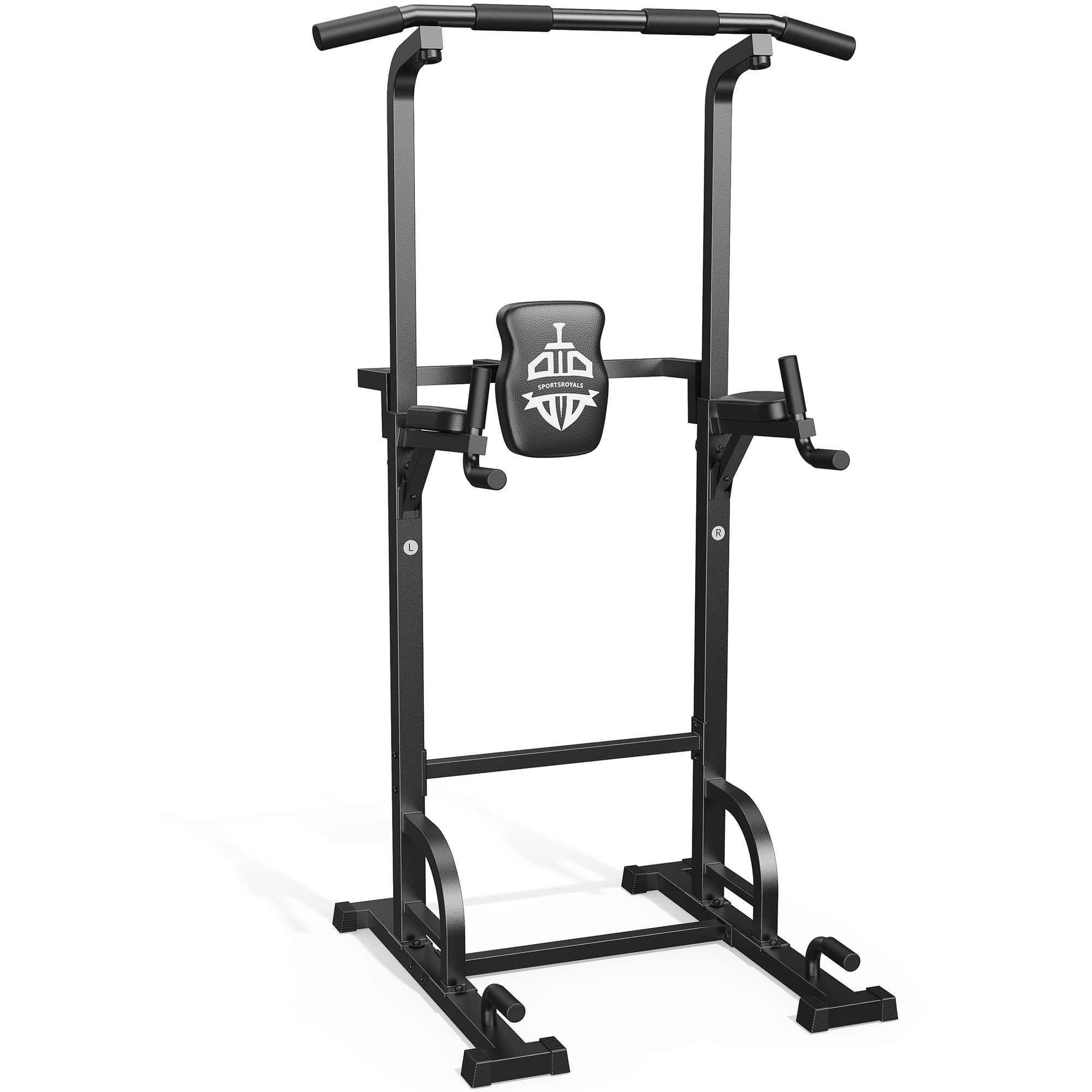 Sportsroyals Power Tower Dip Station Pull Up Bar for Home Gym Strength Training 